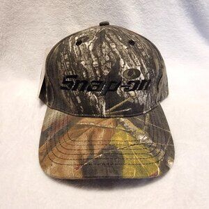 New Camo Snap-on Ball Cap w/solid back Snap Adjustment